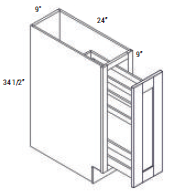 Base Cabinet with Spice Rack