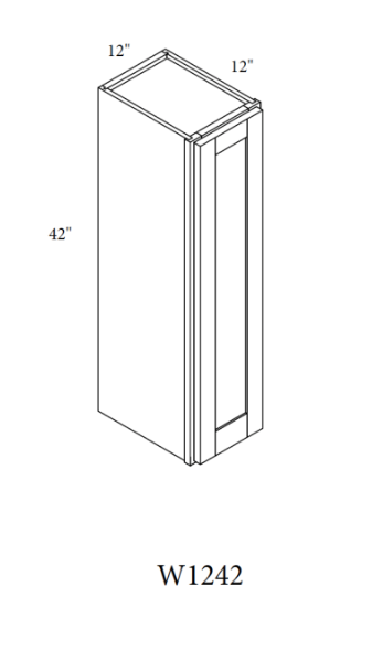 42" High Wall Cabinets - Single Door
