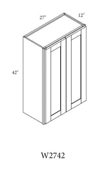 42" High Wall Cabinets - Double Doors