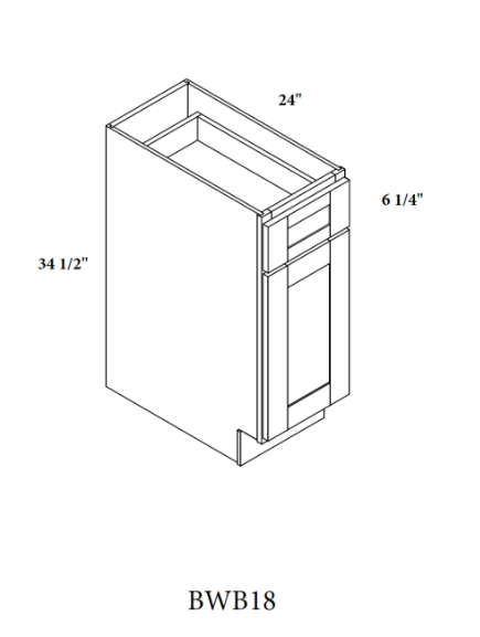 Base Cabinet With Waste Basket