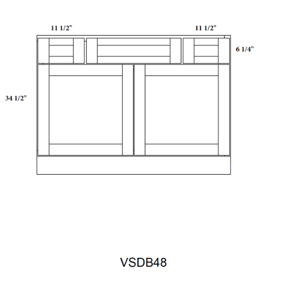 Vanity Sink Base Cabinets With Drawers