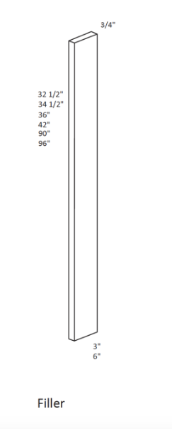 3" Universal Fillers
