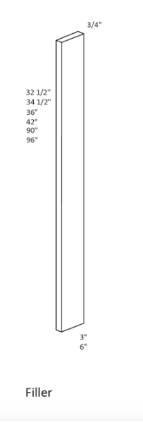 6" Universal Fillers