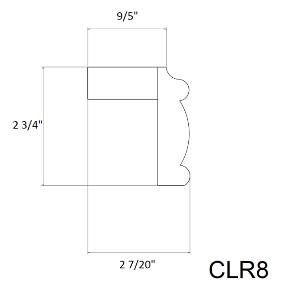 Classic Light Rail Molding