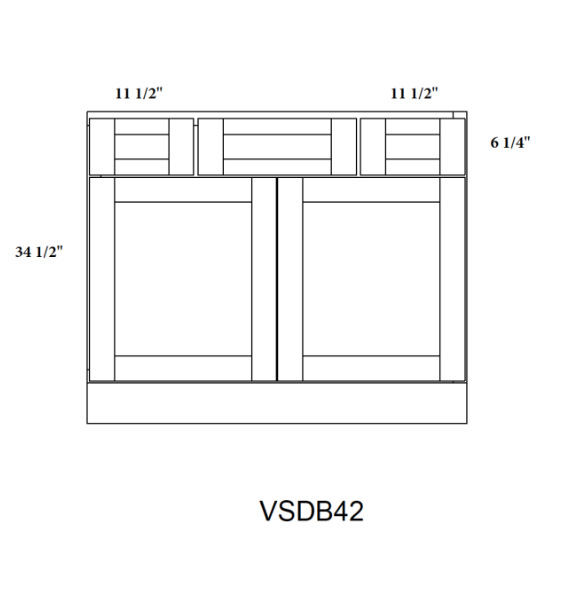 Vanity Sink Base Cabinets With Drawers